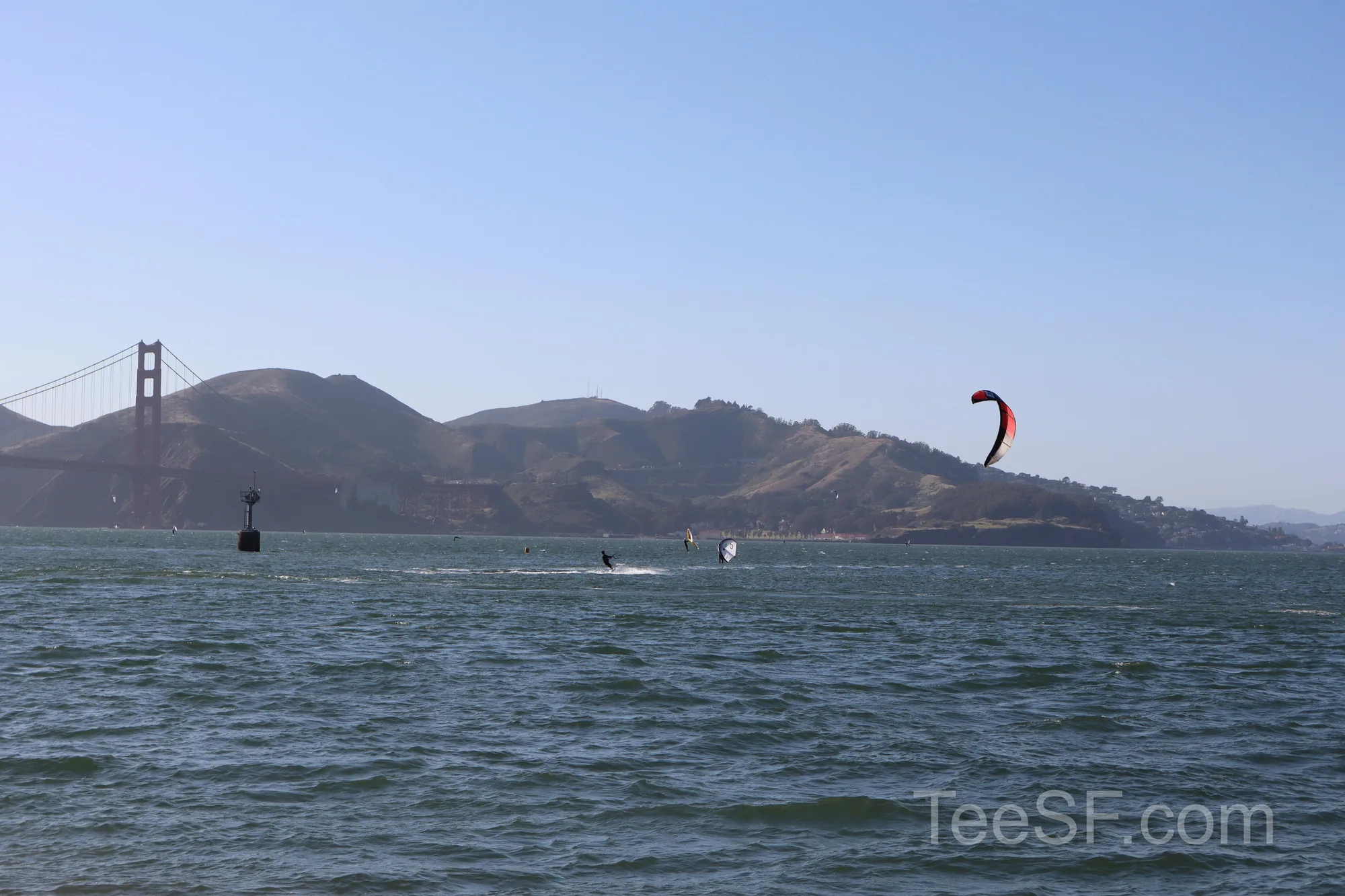 golden Gate Bridge From Beach during a Stripe Sessions 2026 visit in San Francisco.